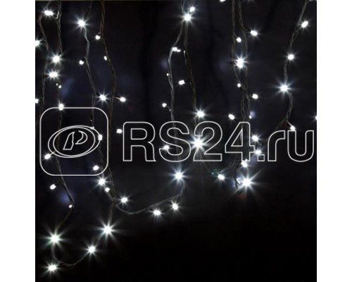 Гирлянда модульная Дюраплей LED 20м 200LED бел. 24В провод черн. Neon-Night 315-115