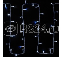 Гирлянда модульная Дюраплей LED 20м 200LED мерцающий Flashing (каждый 5-й диод) бел. провод бел. каучук Neon-Night 315-185