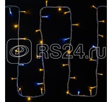 Гирлянда модульная Дюраплей LED 20м 200LED мерцающий Flashing (каждый 5-й диод) желт. провод бел. каучук Neon-Night 315-181