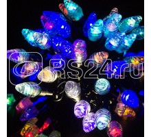 Гирлянда Мультишишки 10м черн. каучук 80 диодов RGB Neon-Night 303-509-3