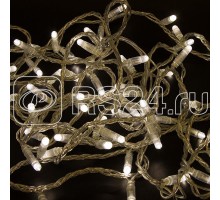 Гирлянда Нить 10м 200LED тепл. бел. эффект мерцания (каждый 5-й) провод прозр. Neon-Night 305-296