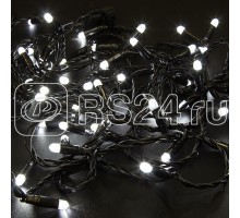 Гирлянда Нить 10м эффект мерцания бел. 24В провод черн. Neon-Night 305-245