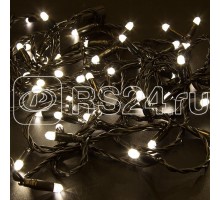 Гирлянда Нить 10м эффект мерцания тепл. бел. 24В провод черн. Neon-Night 305-246