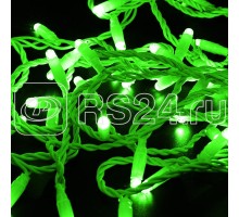 Гирлянда Нить 10м эффект мерцания зел. 24В провод бел. Neon-Night 305-234