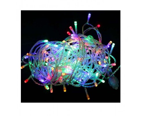 Гирлянда Нить 200 LED 20м уличная 3 АА батарейки 8 реж. мульти SHLights 4690601045447