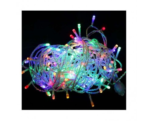 Гирлянда Нить 80 LED 8м уличная 3 АА батарейки 8 реж. мульти SHLights 4690601045133