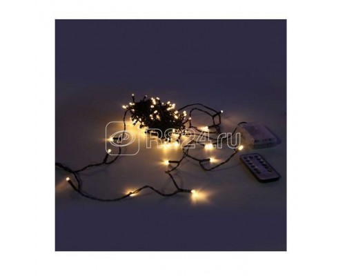 Гирлянда Нить 80 LED 8м уличная 3 АА батарейки 8 реж. тепл. бел. SHLights 4690601045423