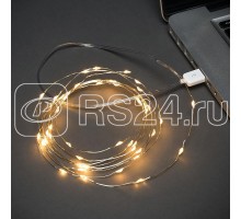 Гирлянда Роса 10м 100 LED USB теплое бел. свечение Neon-Night 315-976