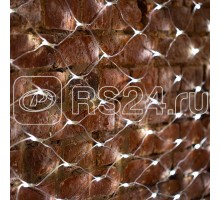 Гирлянда Сеть 2х1.5м свечение с динамикой 288LED бел. 230В провод прозр. Neon-Night 215-045