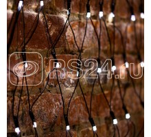 Гирлянда Сеть 2х2х1.5м свечение с динамикой 136LED бел. 230В провод черн. Neon-Night 215-005
