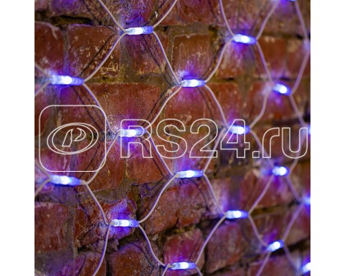 Гирлянда Сеть 2x3м 432LED бел./син. провод бел. каучук Neon-Night 217-143