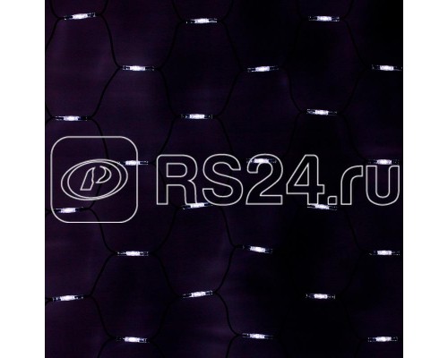Гирлянда сеть Чейзинг 2х4м 560 LED бел. 33Вт 220В IP54 провод черн. каучук NEON-NIGHT 217-135