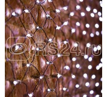 Гирлянда Сеть НЕТ ЛАЙТ 2х0.7м 176LED 11Вт 220В IP44 бел.; черн. провод NEON-NIGHT 215-011