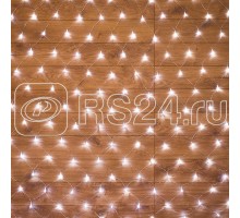 Гирлянда Сеть с контроллером 1.8х1.5м 180LED тепло-бел. прозр. провод 15Вт 220В IP20 NEON-NIGHT 215-135