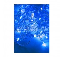 Гирлянда светодиодная 120LED син. прозр. провод 12.8м (11.3+1.5) 8 режимов мигания IP20 син. Космос KOC_GIR120LED_B