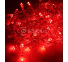 Гирлянда светодиодная 50LED провод 6.5м 8 режимов мигания Космос KOC_GIR50LED_R