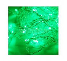 Гирлянда светодиодная 80LED зел. прозр. провод 8.8м (7.3+1.5) 8 режимов мигания IP20 зел. Космос KOC_GIR80LED_G