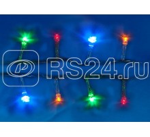 Гирлянда светодиодная ULD-S0250-020/STA MULTI IP20 2.5м 20 светодиодов разноцвет. свет провод прозр. Uniel UL-00005481