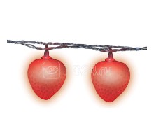 Гирлянда светодиодная ULD-S0400-010/STB/2AA RED IP20 STRAWBERRY на батарейках Uniel UL-00003394