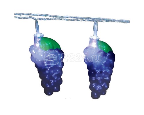 Гирлянда светодиодная ULD-S0400-010/STB/2AA WHITE IP20 GRAPES на батарейках Uniel UL-00003392