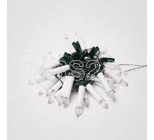 Гирлянда светодиодная ULD-S0600-030/SGA WARM WHITE IP20 CANDLES «Свечки» 6м 30 светодиодов тепл. бел. свет постоянное свечение провод зел. ТМ Uniel UL-00005469