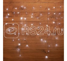 Гирлянда светодиодная Бахрома 3х0.8м 200LED бел. провод прозр. Neon-Night 255-065