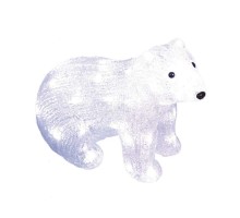 Гирлянда светодиодная Белый медведь-4 ULD-M3125-040/STA WHITE IP20 WHITE BEAR-4 40LED 31х15х25см IP20 бел. Uniel 11037