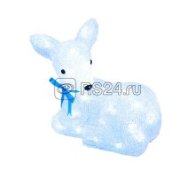 Гирлянда светодиодная Лежащий олененок-1 ULD-M2926-040/STA WHITE IP20 LYING FAWN-1 40 LED 29х16х26см бел. IP20 Uniel 11031
