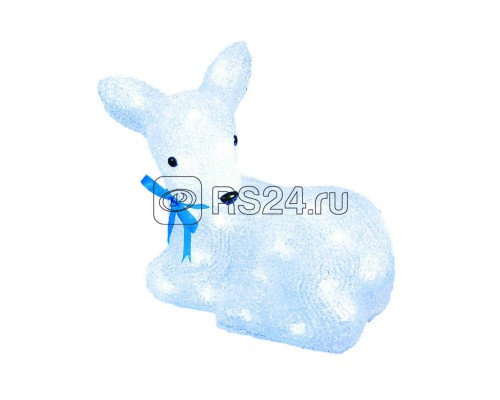 Гирлянда светодиодная Лежащий олененок-1 ULD-M2926-040/STA WHITE IP20 LYING FAWN-1 40 LED 29х16х26см бел. IP20 Uniel 11031