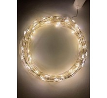 Гирлянда светодиодная Нить 10м 100LED тепл. свет 220В ЭРА Б0047964