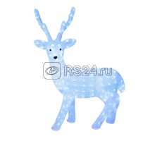 Гирлянда светодиодная Олень-1 ULD-M6393-200/STA WHITE IP20 DEER-1 200LED 63х36х93см IP20 бел. Uniel 11036