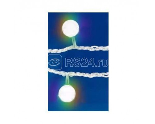 Гирлянда светодиодная Радуга ULD-S0280-025/DTA RGB IP20 RAINBOW 25LED 2.8м прозр. Uniel 09580