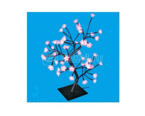 Гирлянда светодиодная Сакура ULD-T3545-048/SBA PINK IP20 SAKURA 48led 45см роз. свет UNIEL UL-00001401