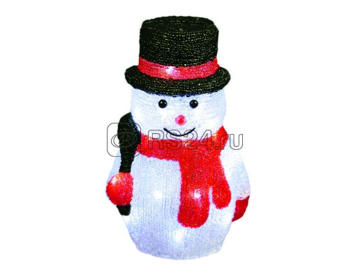 Гирлянда светодиодная Снеговик-3 ULD-M1827-030/STA WHITE SNOWMAN-3 30 LED 18х15х27см бел. IP20 Uniel 11034