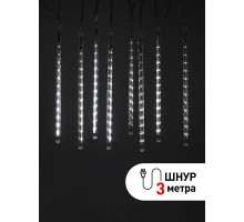 Гирлянда светодиодная Сосульки 2.1м 144LED 24В IP44 хол. свет ЭРА Б0041910