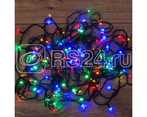 Гирлянда светодиодная универсальная 120LED мультиколор 12м с контроллером Neon-Night 303-105