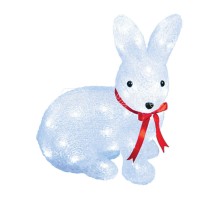 Гирлянда светодиодная Зайчик ULD-M2732-040/STA WHITE IP20 RABBIT-1 40LED 27х15х32см IP20 бел. Uniel 11032