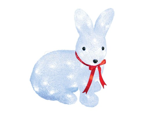 Гирлянда светодиодная Зайчик ULD-M2732-040/STA WHITE IP20 RABBIT-1 40LED 27х15х32см IP20 бел. Uniel 11032