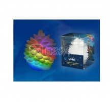 Гирлянда светодиодная «Шишка» ULD-F004 RGB PINE CONE на батарейке 6.5х8см Uniel UL-00001443