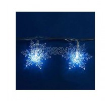 Гирлянда светодиодная «Снежинки-1» ULD-S0700-050/DTA WHITE IP20 SNOWFLAKES-1 с контроллером 50LED (дл.7м) Uniel 7930
