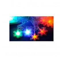 Гирлянда светодиодная «Снежинки-3» ULD-S0700-050/DTA MULTI IP20 SNOWFLAKES-3 с контроллером 50LED (дл.7м) Uniel7936
