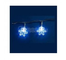 Гирлянда светодиодная «Снежинки» ULD-S0280-020/DTA WHITE IP20 SNOWFLAKES с контроллером 20LED (дл.2.8м) Uniel 7923