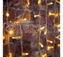Гирлянда Светодиодный Дождь 2х1.5м постоянное свечение 360LED теп. бел. 230В провод прозр. Neon-Night 235-306