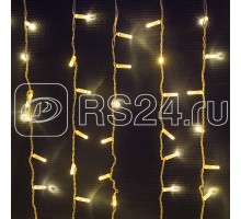 Гирлянда Светодиодный Дождь 2х3м постоянное свечение 760LED золото 230В провод прозр. Neon-Night 235-158