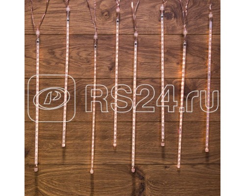 Гирлянда Тающие сосульки 8шт х 0.5м шаг 40см 230В LED тепл. бел. Neon-Night 256-416