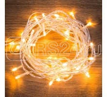 Гирлянда Твинкл Лайт 4м 25LED тепл. бел. провод прозр. Neon-Night 303-166
