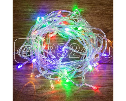 Гирлянда Твинкл Лайт 6м 40LED мультиколор провод прозр. Neon-Night 303-179