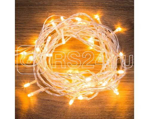 Гирлянда Твинкл Лайт 6м 40LED тепл. бел. провод прозр. Neon-Night 303-176