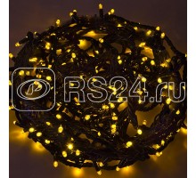 Гирлянда ТВИНКЛ ЛАЙТ LED КАУЧУК (с контроллером 8 режимов) 20м 240LED 20Вт 220В IP54 желт. NEON-NIGHT 303-321