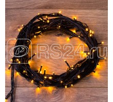 Гирлянда ТВИНКЛ ЛАЙТ LED (с контроллером 8 режимов) 10м 100LED 10Вт 220В IP44 желт. NEON-NIGHT 303-131